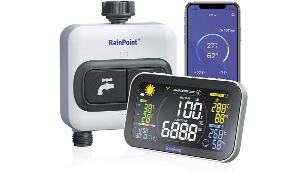 RAINPOINT Sprinkler Timer Review Smart Irrigation Controller